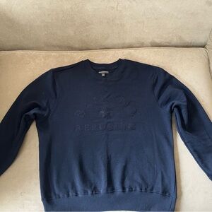 Banana Republic Men's Dark Blue Crewneck Sweater. Size L